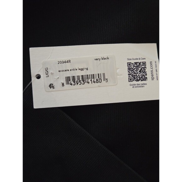 NWT Spanx EcoCare Seamless Leggings Women's L Black Ankle High Waist Shapewear - Picture 5 of 5